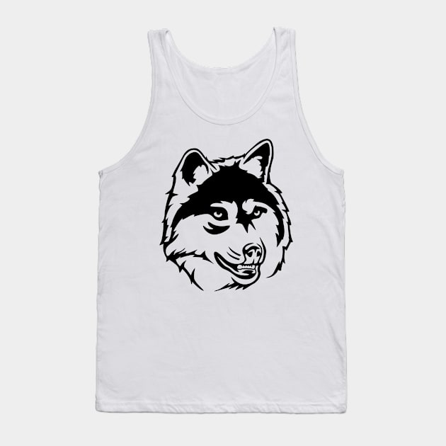 Wolf Face Tank Top by CuteSyifas93